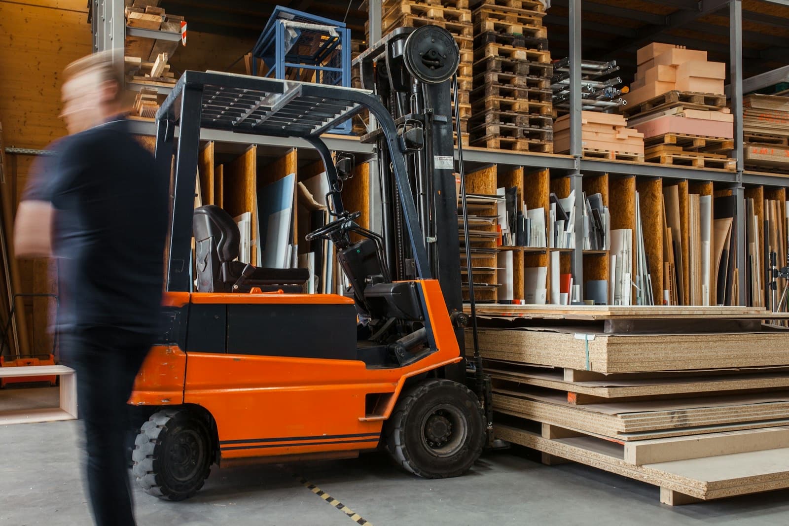 Forklift financed for a UK warehouse and yard