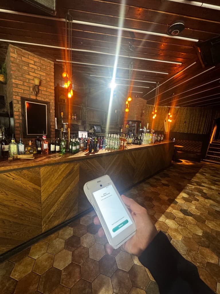 Dojo terminal showing Hello The Backroom setup screen