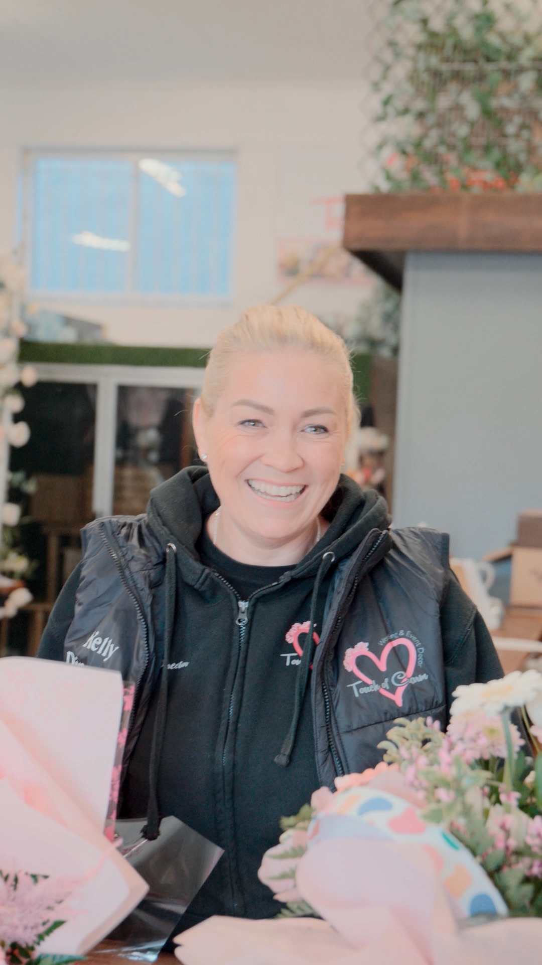 Kelly, owner of Touch of Charm Weddings and Events
